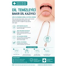 Mrnova Bakır Dil Temizleme Aparatı – Dil Temizleyici – Ağız Bakım Aparatı – Dil Kazıyıcı – Metal Dil Temizleme Ekipmanı