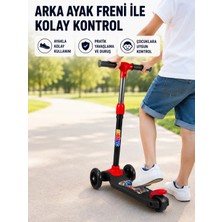 Mrnova 3 Tekerlekli Çocuk Scooterı Kaymaz Geniş Tabanlı Dengeli Sürüş Skuteri