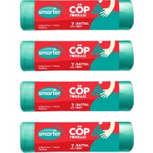 Vionna Smarter 4 Lü Battal Boy Çöp Torbası 72X95CM (Çöp Poşeti)