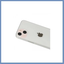 Yuva Izi iPhone 13 Uyumlu Rainbow Kamera Lens Koruma Cam - Rose Gold Ajs