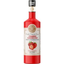 Happy Trend Çilek Aromalı Şurup 700 ml - Cam Şişe
