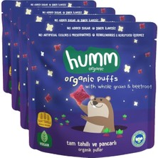 Happy Trend Organic Organik Pancarlı ve Tam Tahıllı Puflar, 1 Paket (4 Paketi)