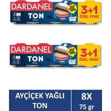 Happy Trend Ayçiçek Yağlı Ton Balığı 4X75 gr x 2 Adet