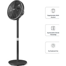 Philips 3000 Serisi Air+ Akıllı Ayaklı Vantilatör ve Mutfak Tartısı Seti, Uygulamadan Akıllı Kontrol, Ayarlanabilir Gövde Yüksekliği, Üç Kademeli Hız ile Kolay Kullanım CX3550/01