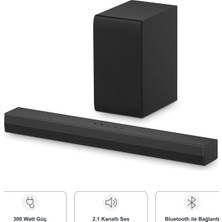 Lg Kablosuz Subwooferlı Soundbar Ev Sinema Ses Sistemi ve Mutfak Tartısı Seti, 300 Watt Güç, 2.1 Kanallı Ses, Bluetooth ile Bağlantı ile Güçlü Ses Deneyimi S40T