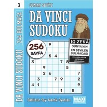 Maxi Yayıncılık Da Vinci Uzman Sudoku 3