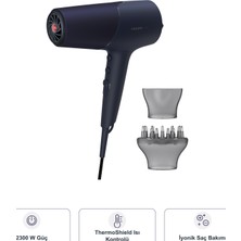 Philips 5000 Serisi Iyonik Saç Kurutma Makinesi ve Mutfak Tartısı Seti, 2300 W Güç, Thermoshield Isı Kontrolü, Iyonik Saç Bakımı ve Difüzör Başlık ile Şekillendirme BHD510/00
