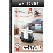 Veloria Premium Leke Sökücü Ev Temizliği Halı ve Koltuk Yıkama Cam Temizleme V22B