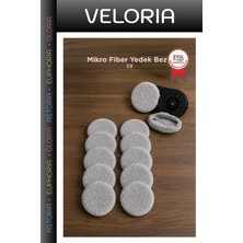 Veloria Temizlik Seti Robot Aparatı Mikro Fiber Cam Silme Temizleme Robotu Bezi 5 Li Set S9