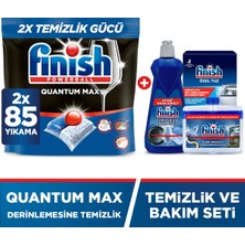 Finish Ultimate Bulaşık Makinesi Deterjanı Kapsül Tablet 170 Adet (85 x 2) + Temizlik Ve Bakım Seti