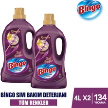 Bingo Onaran Koruma Sıvı Bakım Çamaşır Deterjanı 4 lt 2'li