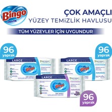 Bingo Yüzey Temizlik Havlusu 2 Beyaz Sabun + 1 Lavanta (288 Yaprak)