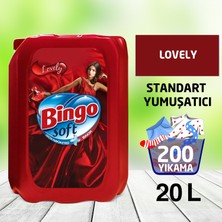 Bingo Soft Standart Çamaşır Yumuşatıcısı Lovely 5 L 4'lü