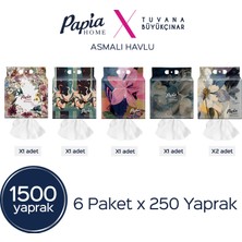 Papia Home Asmalı Havlu 1500 Yaprak