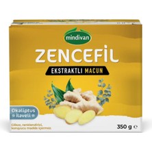Mindivan Zencefil Ekstraktlı Okaliptüs Ilaveli Macun 350 Gram  X2 Set Indirimli