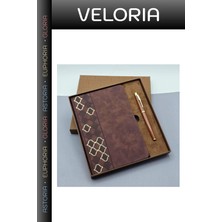 Veloria Premium Defter Kalem Set Yetişkin Faydalı Şık