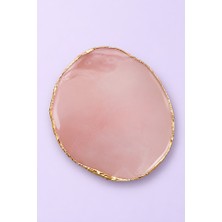 Mist Color Altın Kenarlı Nail Art Karıştırma Paleti Pembe