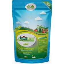 EkosolFarm Organik Solucan Gübresi 1,5 Kg Tüm Bitkilerde Kullanıma Uygun Katı Formda Fermuarlı Doypack Ambalaj