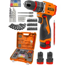 Held Power Kömürsüz -Brushless-Armut Tipi Akülü Vidalama Matkap Seti – 32 Parça 21V 4AH - Çantalı