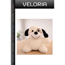 Veloria Delux Serisi Sevimli Peluş Köpek Zarif Hediye Çocuk Hediyesi Hediyelik Eşya
