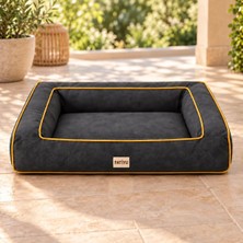 Patiyu Kedi Köpek Yatağı Sofa Bed - Kiremit · Antrasit