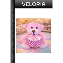 Veloria Özel Seri Kutulu Pembe Ayıcık Sıradışı Seçenek Mutluluk Veren