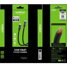 Data Kablo Oraimo OCD-114CL Black Tr 3A 1m