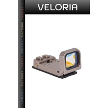 Veloria Delux Serisi Taktik Ekipman Av Malzemesi Savunma Aksesuarı Vism Flipdot Reflex M2 Red Dot Sight 22MM