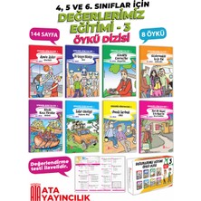Ata Yayıncılık 4, 5 ve 6. Sınıflar İçin Değerlerimiz Eğitimi 3 - 8 Kitaplık Kutu