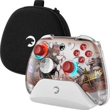 GamePower Asura Kablosuz Beyaz RGB TMR Gamepad (2.4G, Bluetooth, Kablolu) (PC Uyumlu & Taşıma Çantası Hediyeli)