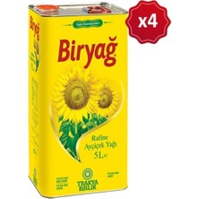 Biryağ Trakyabirlik Ayçiçek Yağı 5 Lt x 4 Adet
