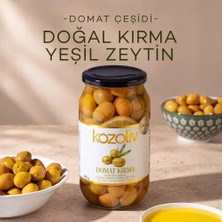 Doğal Domat Çeşidi Kırma Yeşil Zeytin 640 gr