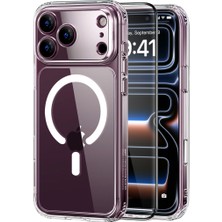 Esr Apple iPhone 17 Pro Max - 18 Pro Max Kamera Kontrol Koruma Butonlu Classic Hybrid Magsafe Kılıf + Ekran Koruyucu Set