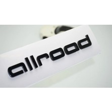 Edexport A4 A6 Allroad Bagaj Siyah Abs Yazı Logo Audi Ile Uyumlu