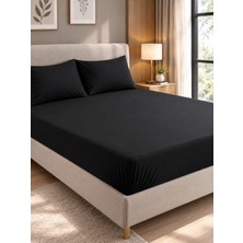 HZR %100 Pamuk Penye Lastikli Çarşaf Çift Kişilik Battal Boy 200X200