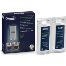 DeLonghi Ecodecalk Kahve Makinası Kireç Sökücü 2x100 ml Doğa Dostu Yüksek Performanslı Çözüm
