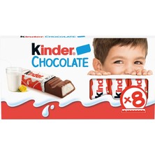 4 Adet Kinder Süt Dolgulu Çikolata 8X12,5 G