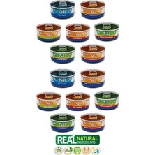 N&d Grain Free Natural Wet Food Tahılsız Doğal Içerikli Karışık Konserve Yaş Kedi Maması 70 gr x 14 Adet