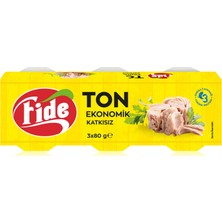 4 Adet Fide Ekonomik Ton Balığı 3X80 G