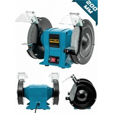 Held Power Profesyonel Çift Taşlı Tezgah Üstü Zımpara ve Bileme Makinesi (200 Mm)