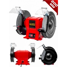 Held Power Profesyonel Çift Taşlı Tezgah Üstü Zımpara ve Bileme Makinesi (200 Mm)