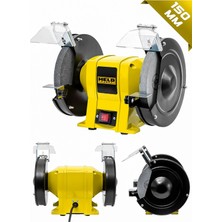 Held Power Profesyonel Çift Taşlı Tezgah Üstü Zımpara ve Bileme Makinesi (150 Mm)