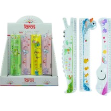 Taros Unick Color Simli Animal 20 cm Cetvel
