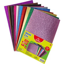 Bubu Simli Yapışkanlı Eva 2mm 20X30CM -Tane-