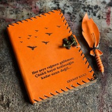 Hediyesec Her Şeye Rağmen Gülümse Deri Defter