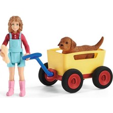 Schleich Yavru Köpek Arabası