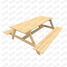 Bebeji Ahşap Piknik Masası