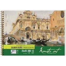 Keskin Color Karatis Art Spiralli Suluboya 25X35 12 Yp. 300 gr