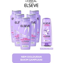 Elseve 5'li 300ml Hydra Hyaluronic Şampuan + 175ml Saç Kremi Seti