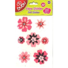 Bubu Bu-Bu 3D Keçe Sticker
